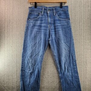 Levis 507 Jeans Mens 28x32 Medium Wash Blue Regular Fit Straight Denim Pants